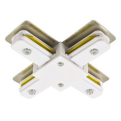 Conector X Sina Aluminiu, Horoz, Alb, 096-001-0003