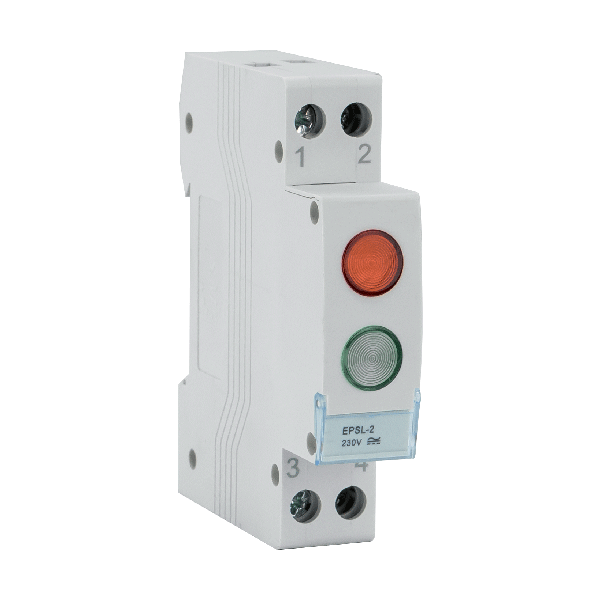 LAMPA DIN ELD-RG-DIN VERDE/ROSU