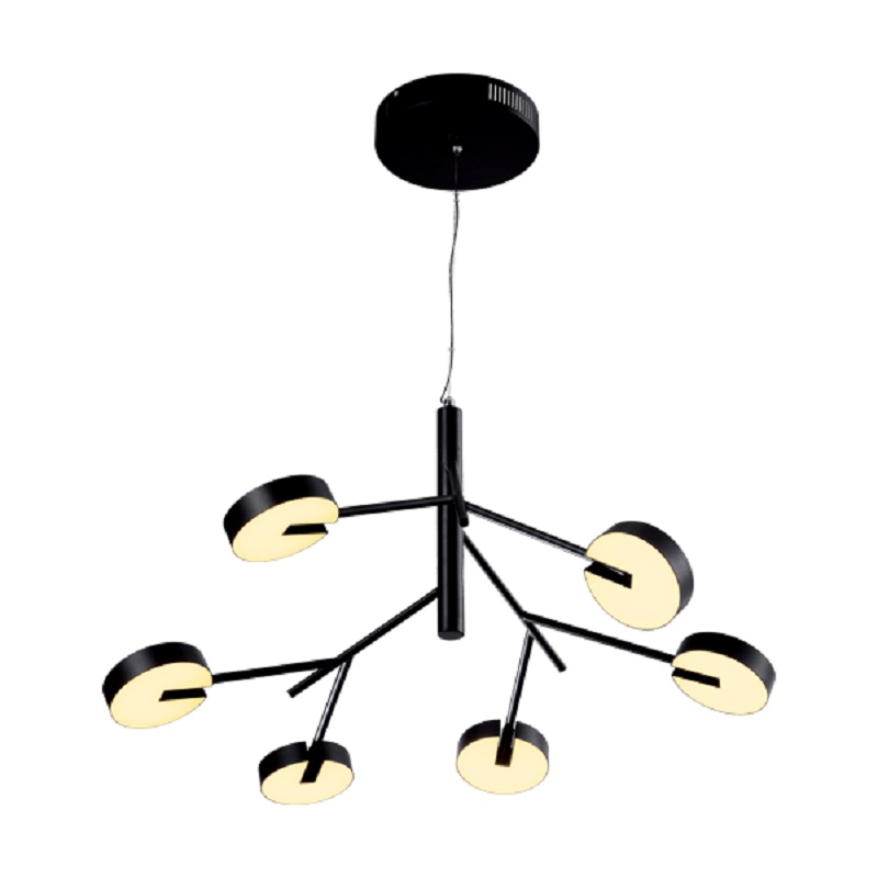 Lustra, Elmark, Senso, LED, Negru, 2700-Lumina calda (3000K), 955Senso6