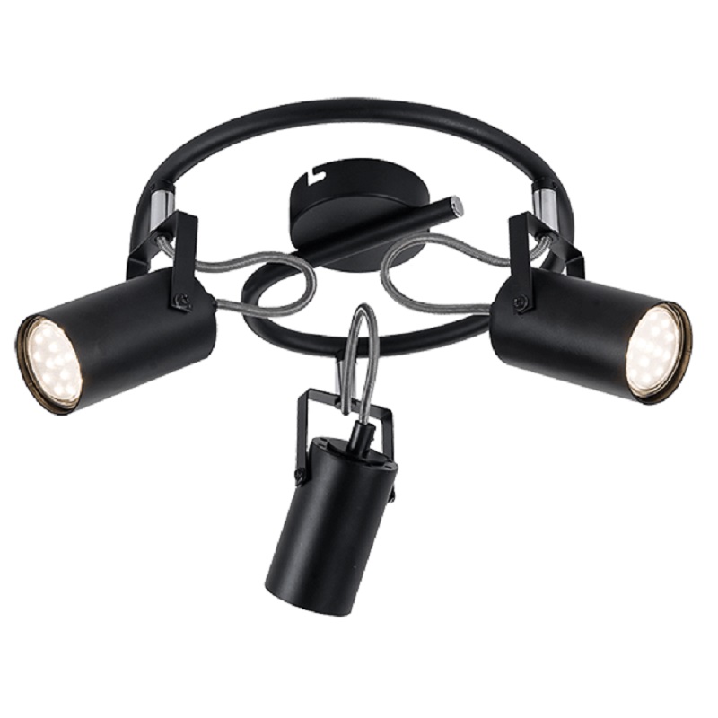 Lustra Elmark Izzy Negru 3X GU10 955Izzy3/Bl