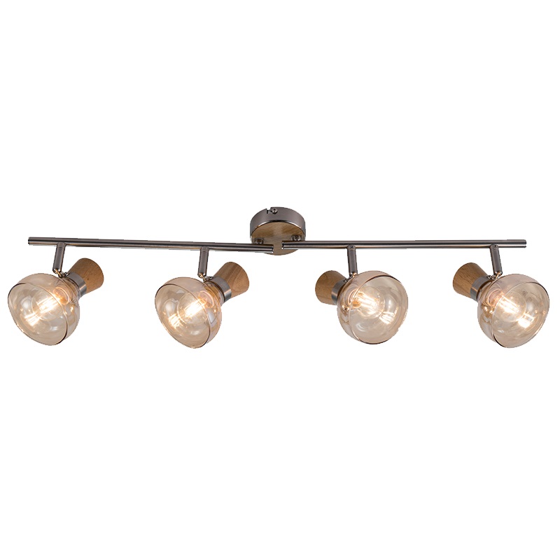 Lustra, Elmark, Addy, Lemn, 4X E14, 955Addy4/Wd