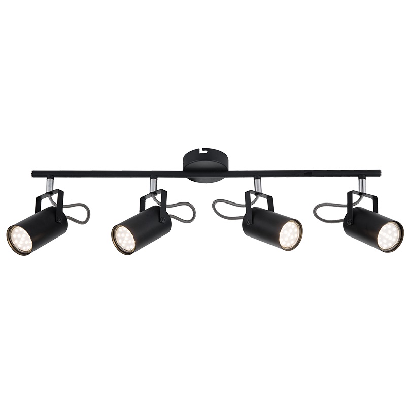 Lustra, Elmark, Izzy, Negru, 4X GU10, 955Izzy4/Bl
