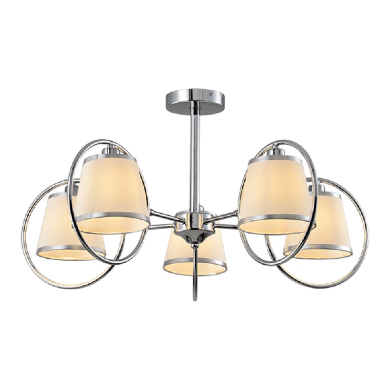 Candelabru Elmark Sophia 5XE14 Crom Crem 955SOPHIA5