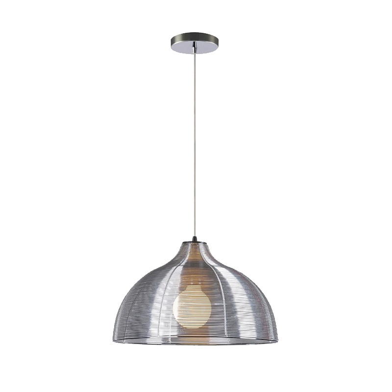 Pendul Elmark Liv 1X E27 Krom/Aluminiu 955Liv1/Al
