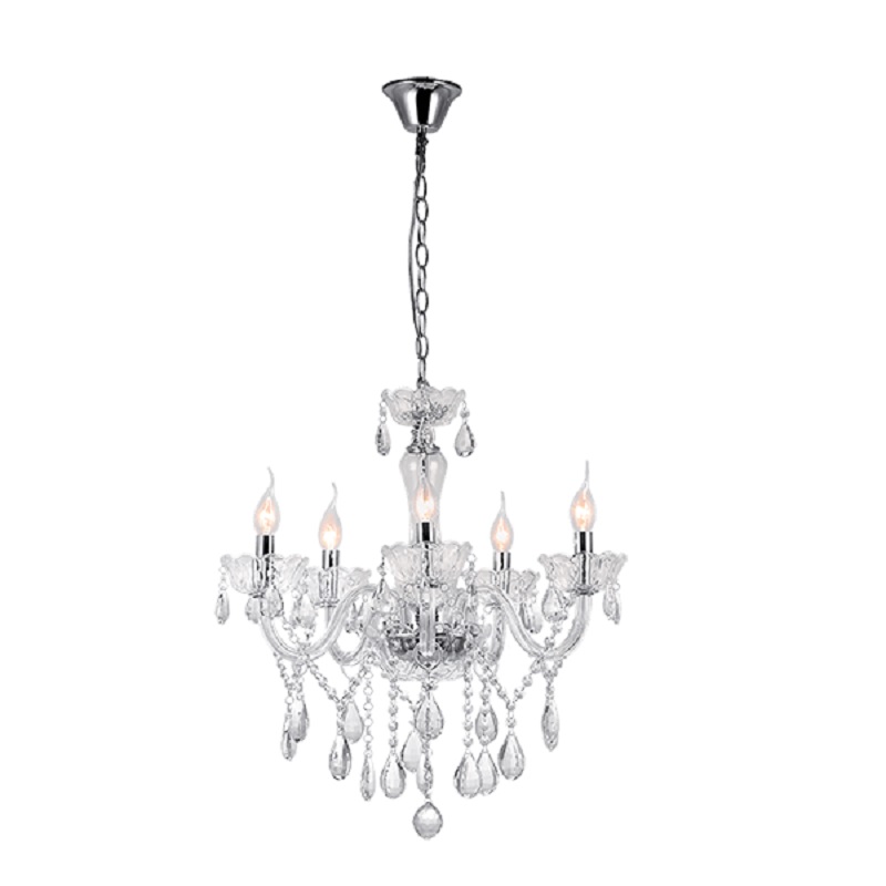 Candelabru, Elmark, Madlen, 5X E14, Transparent, 955Madlen5