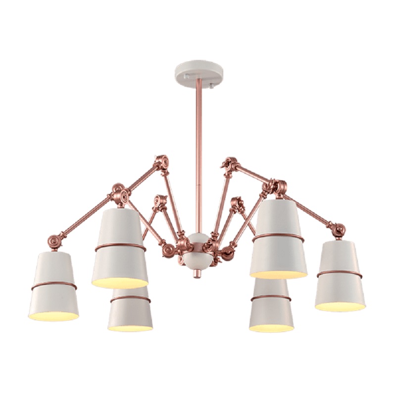 Lustra Elmark Spider 6X E27 Alb 955Spider6/Wh