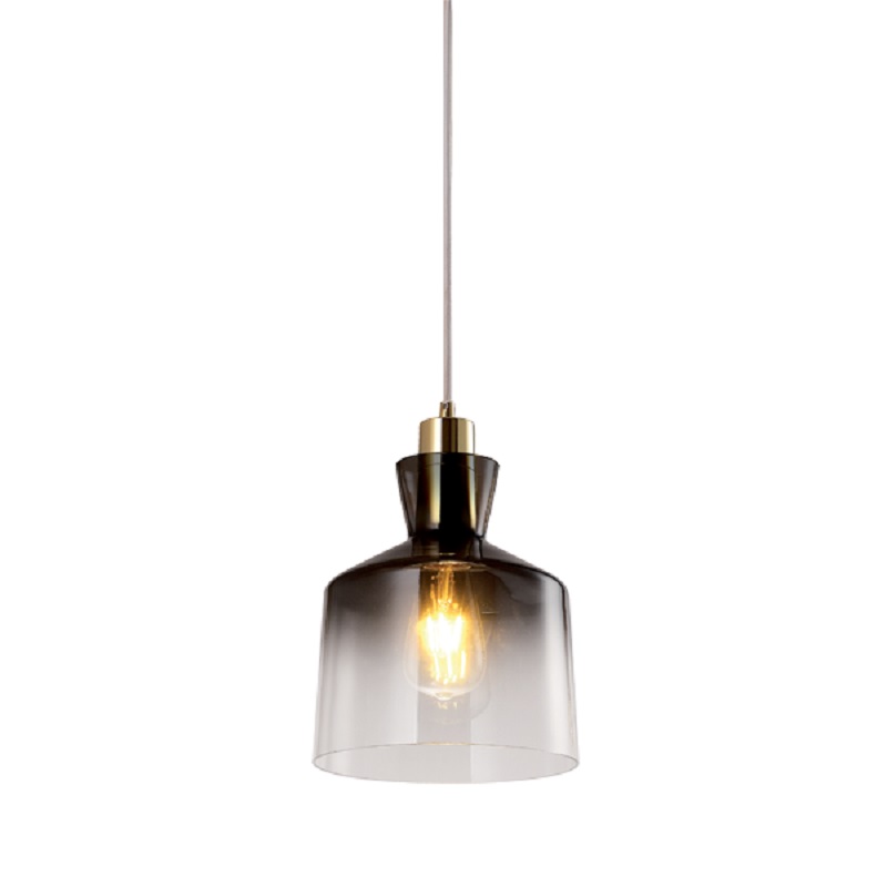 Pendul Elmark Alma 1X E27 Gri/Aurie 955Alma1/Gr