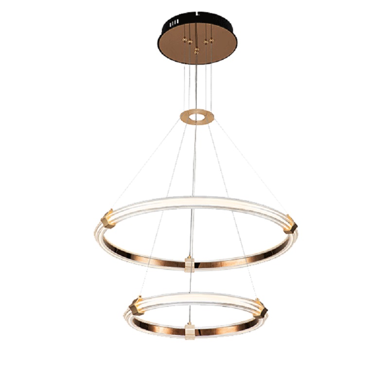 Candelabru Elmark Felix LED 58W Negru / auriu Lumina calda (3000K) D610 955FELIX3058
