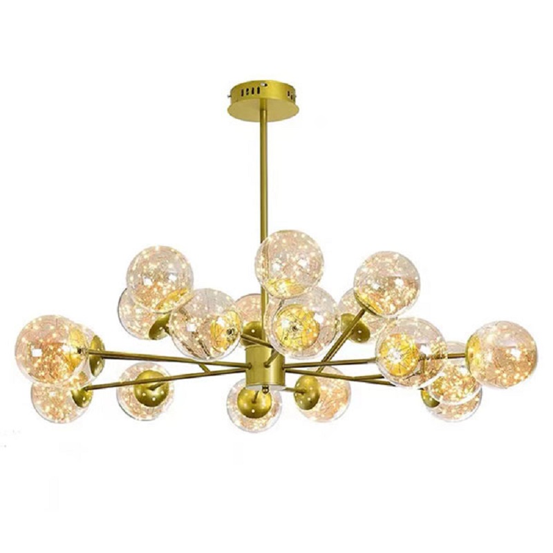Candelabru, Elmark, Colin, LED, 108W, Auriu, Lumina calda (2700K), 955COLIN108/18 