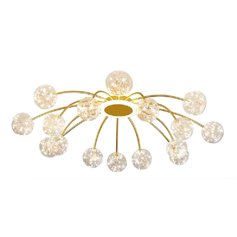 Candelabru, Elmark, Colin, LED 65W, Auriu, Lumina Calda ( 2700K ), 16XG9, 955COLIN16 