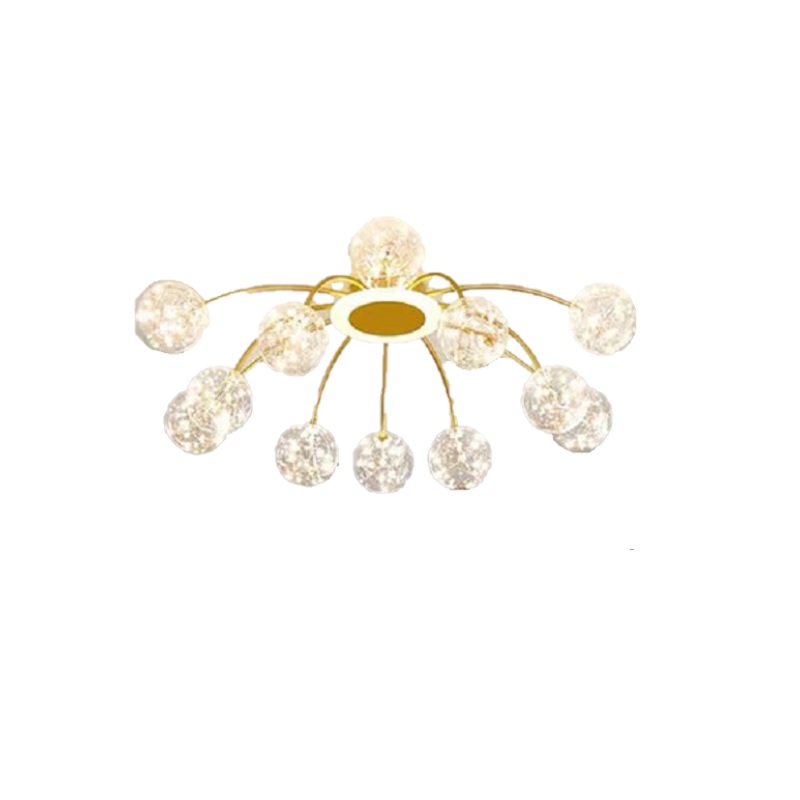 Candelabru, Elmark, Colin, LED 52W, Auriu, Lumina Calda ( 2700K ), 12XG9, 955COLIN12 