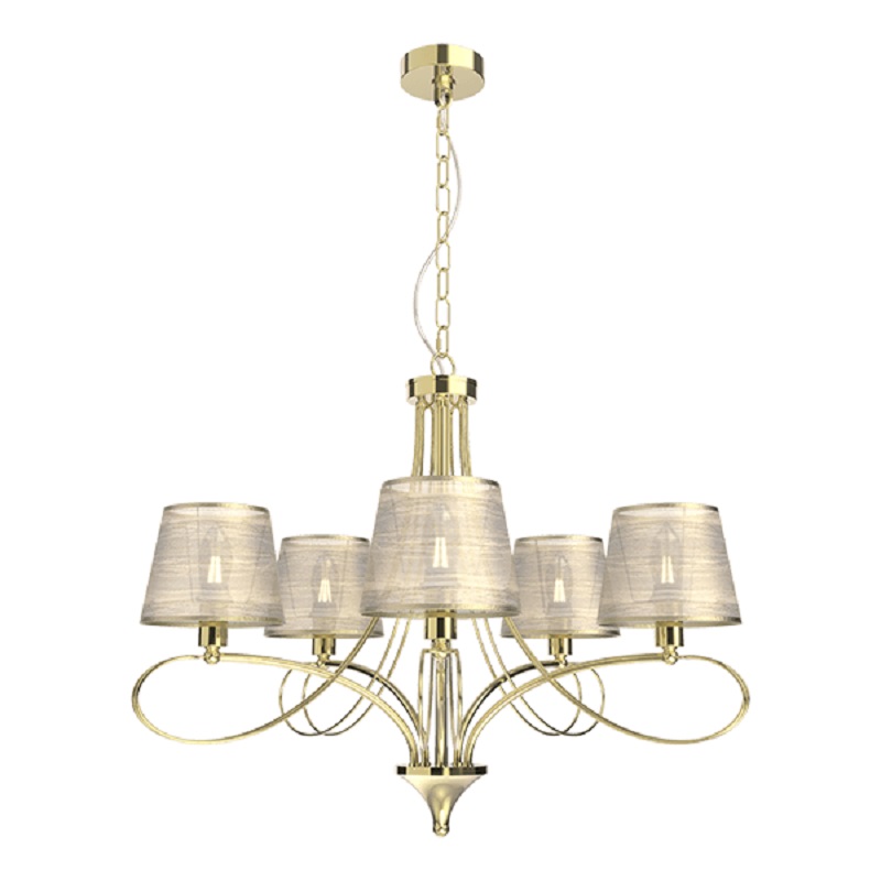 Candelabru, Elmark, Rebecca, 5XE14, Aurie, 955REBECCA5 