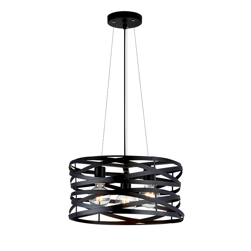 Lustra Elmark Helix 3X E27 Negru 955Helix3/Bk