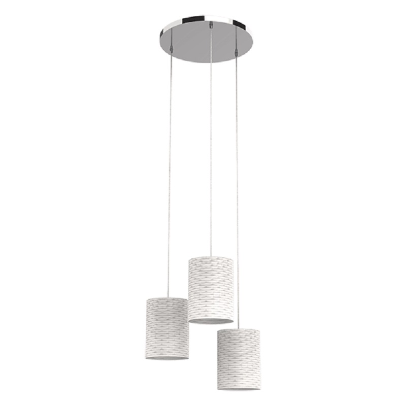 Candelabru, Elmark, Ines, 3XE14, Alb Crom, 955INES3
