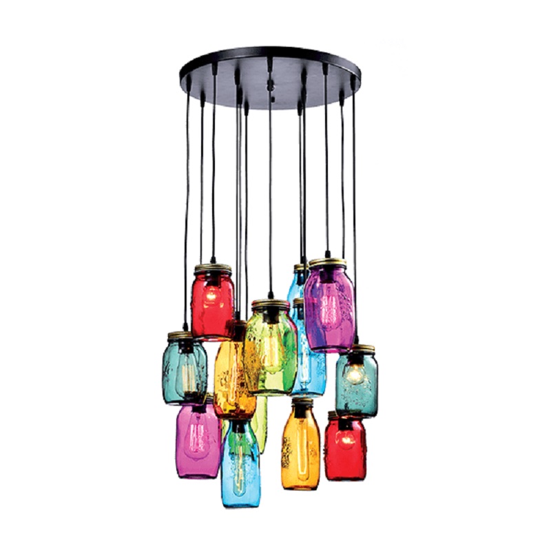 Lustra Elmark Jars 13X E27 Multiculoare 955Jars13