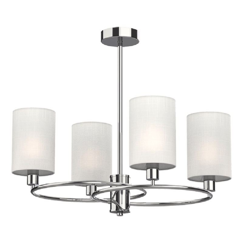 Candelabru, Elmark, Lukas, 4XE14, Alb Crom, 955LUKAS4