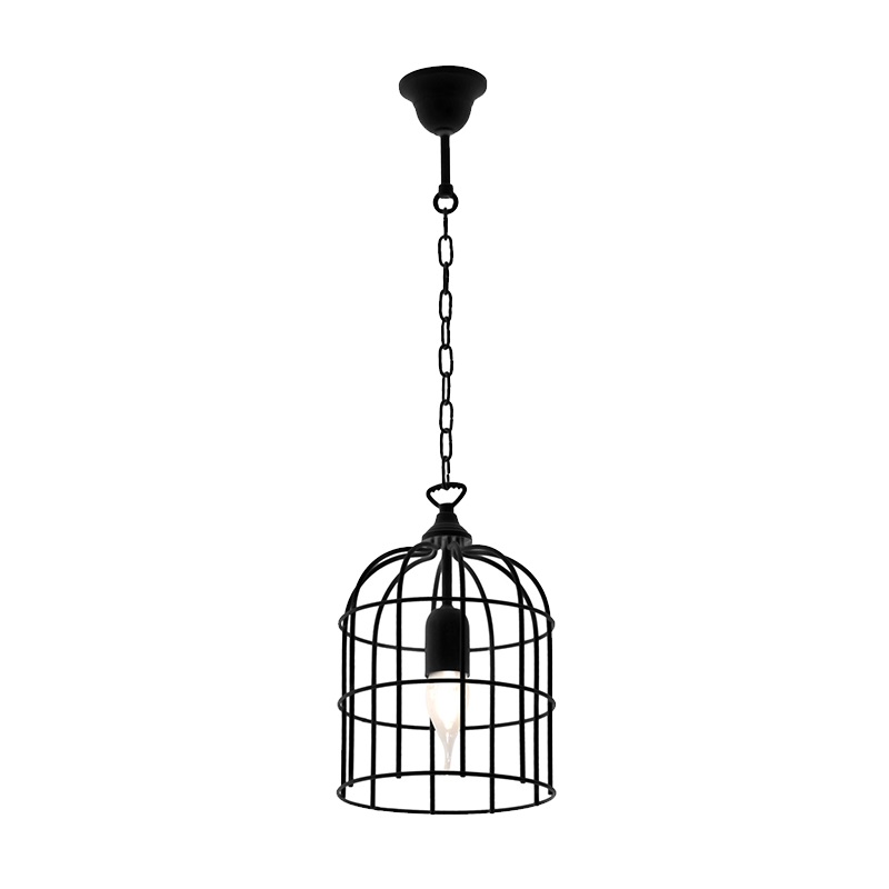 Pendul Elmark Cage 1X E27 Negru 955Cage1/Bl