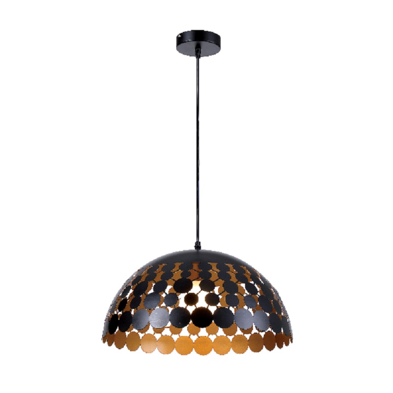 Pendul Elmark Galaxy 1X E27 Negru/Aurie 955Galaxy1/Bl