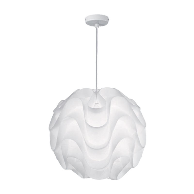 Pendul Elmark Luna 1X E27 Alb 955Luna1