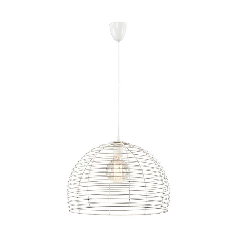 Pendul Elmark Lucca 1X E27 Alb 955Lucca1/Wh