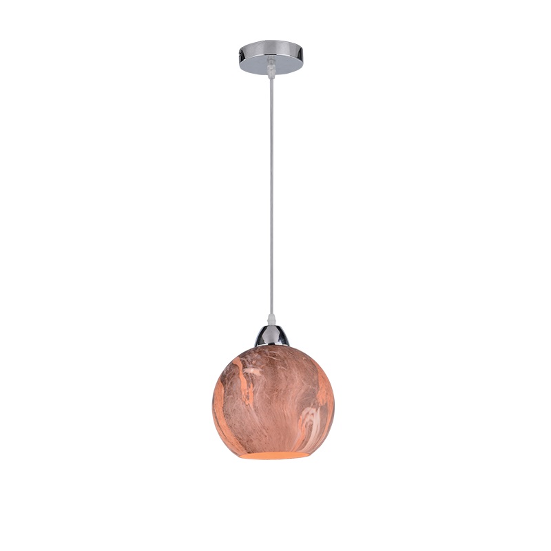 Pendul Elmark Marble-1A 1X E27 Marmura/Maro D200Mm 955Marble1A/Br