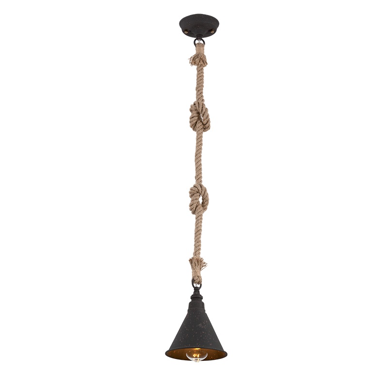 Pendul, Elmark, Rope, 1X E27, D160Mm, 955Rope1P
