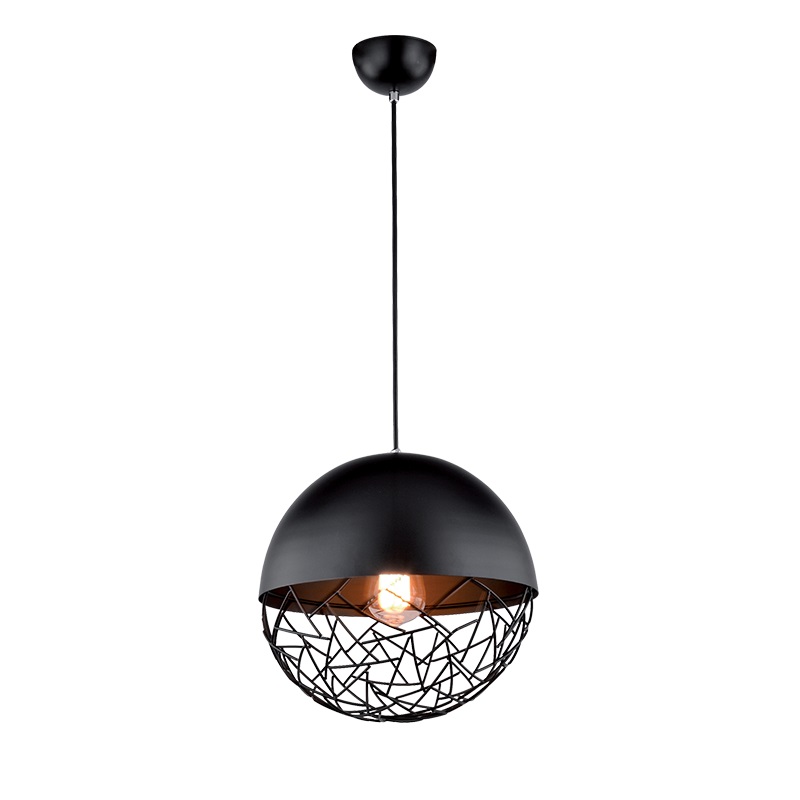 Pendul Elmark Union 1X E27 Neagra D300Mm 955Union1