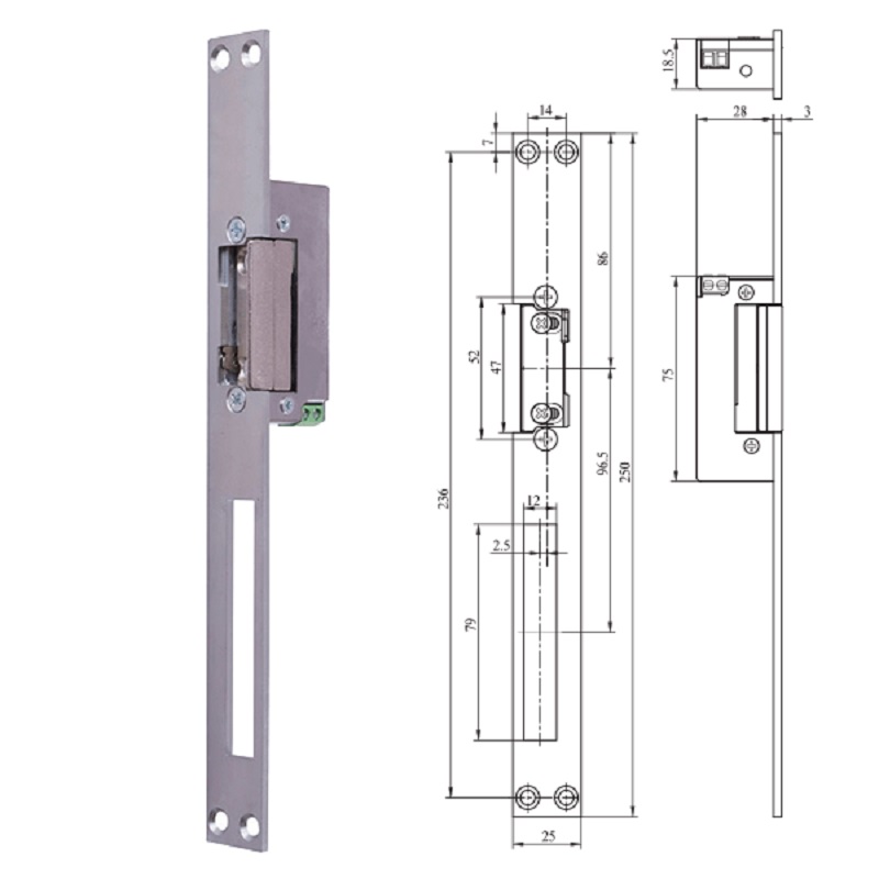 Iala electromagnetica usa, poata 6-12V AC/DC, M160132