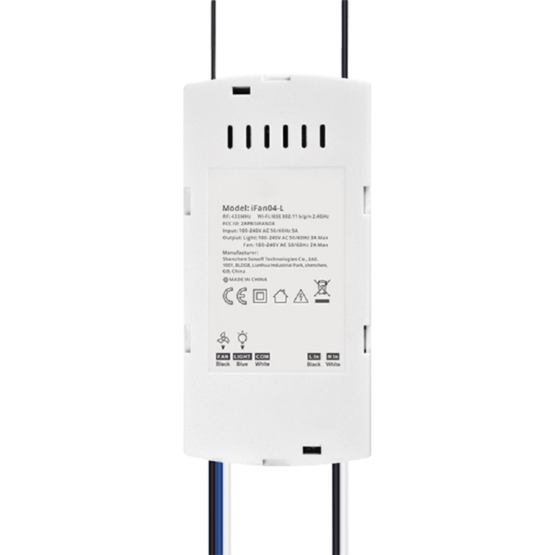 Comutator Wi-Fi inteligent pentru ventilator de tavan 2A 660W IFAN03
