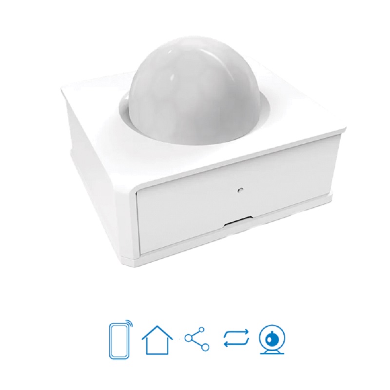 Senzor de miscare inteligent alb distanta 8M IP20 PIR3-RF