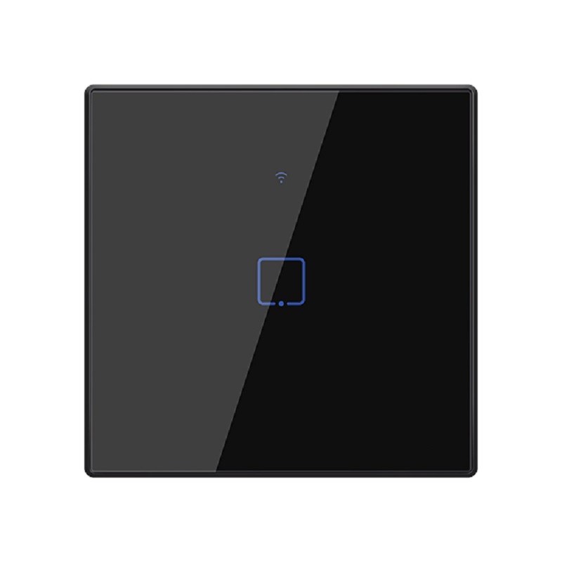 Intrerupator simplu neagra Touch inteligent 2A 440W Smart Wi-Fi, T3EU1C