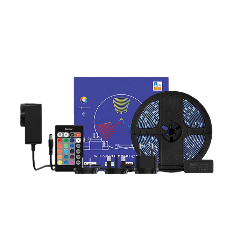Set banda LED inteligenta 24W controller RGB 5M 230V IP65 Smart Wi-Fi, L2LITE-5M-EU
