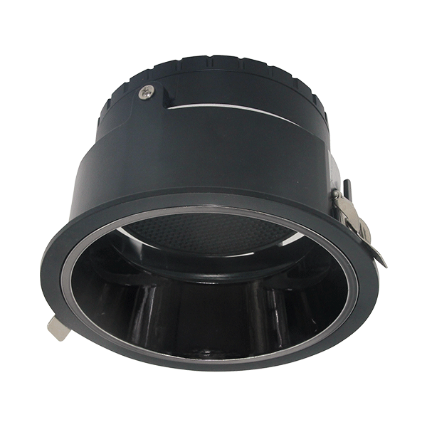 Rama Spot, EL-305, Incastrat, GU10, Negru
