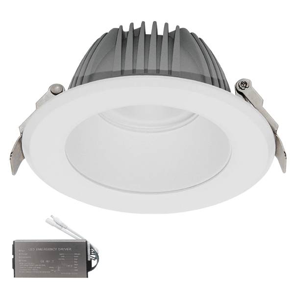 Spot LED, EL-6228, Incastrat, 20W, 6500K, Alb, + Kit Emergenta