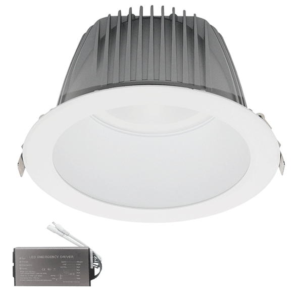 Spot LED, EL-6228, Incastrat, 30W, 6500K, Alb, + Kit Emergenta