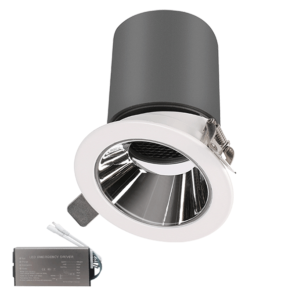 Spot LED, EL-6453, ВМ, 20W, 4000K, Alb, 38° Cu Dispersor Tip Fagure de Miere, + Kit Emergenta