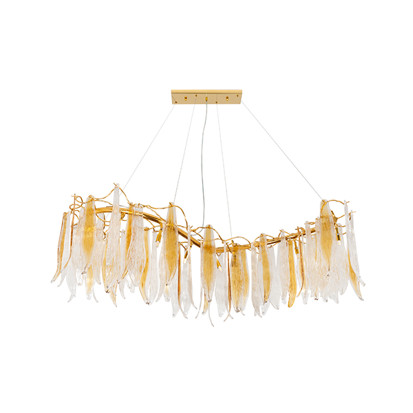 Candelabru Antonio 12 X G9 Auriu - Cristal 955ANTONIO12