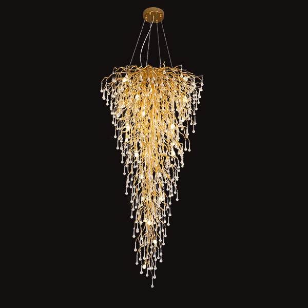 Candelabru Joan 22 X G9 Auriu - Cristal 955JOAN22