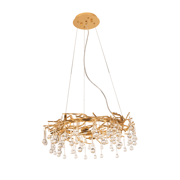 Candelabru Joseph 6 x G9 Auriu - Cristal 955JOSEPH6
