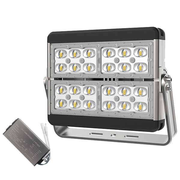 Proiector, LED, EOS, 100W, Negru-Gri, 5700K, + Kit Emergenta, IP67