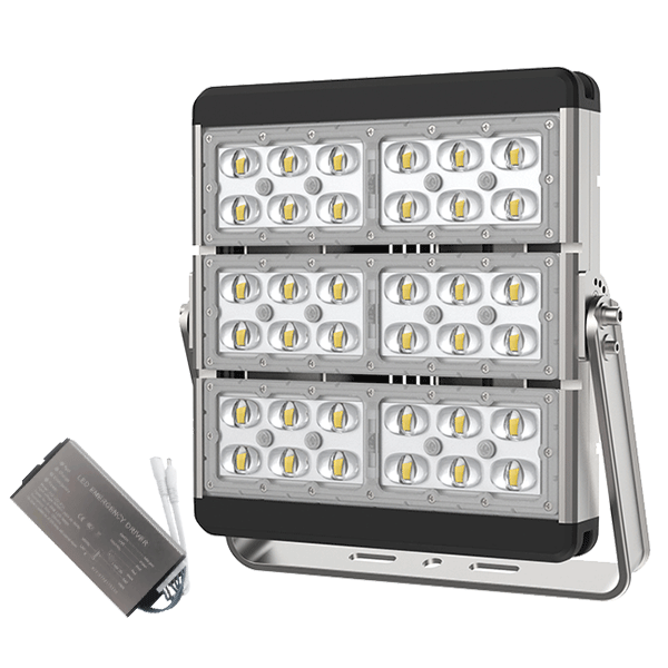 Proiector, LED, EOS, 150W, Negru-Gri, 5700K, + Kit Emergenta, IP67