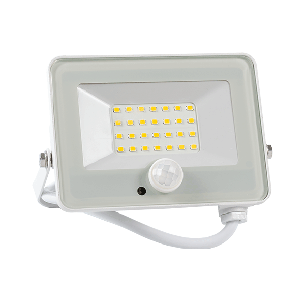 Proiector, LED, VEGA20, Slim, SMD, Cu Senzor, 20W, 3000K, Alb, IP65