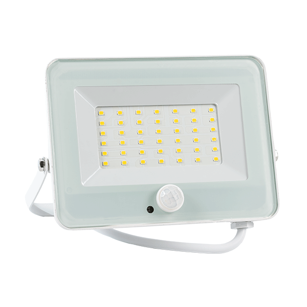 Proiector, LED, VEGA30, Slim, SMD, Cu Senzor, 30W, 3000K, Alb, IP65