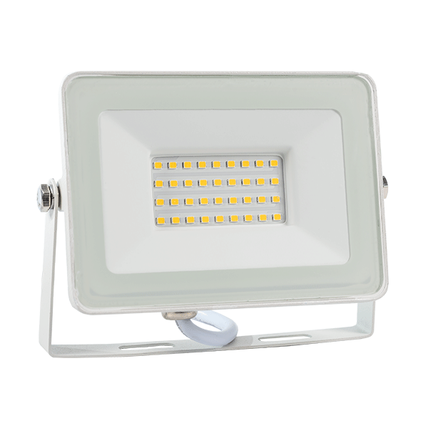 Proiector, LED, VEGA30, Slim, SMD, 30W, 3000K, Alb, IP65