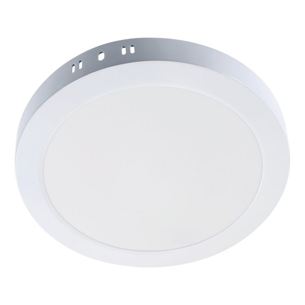 Spot LED, D225, H32, Alb, Slim, Rotund, Montaj Aparent, 18W, 2700K