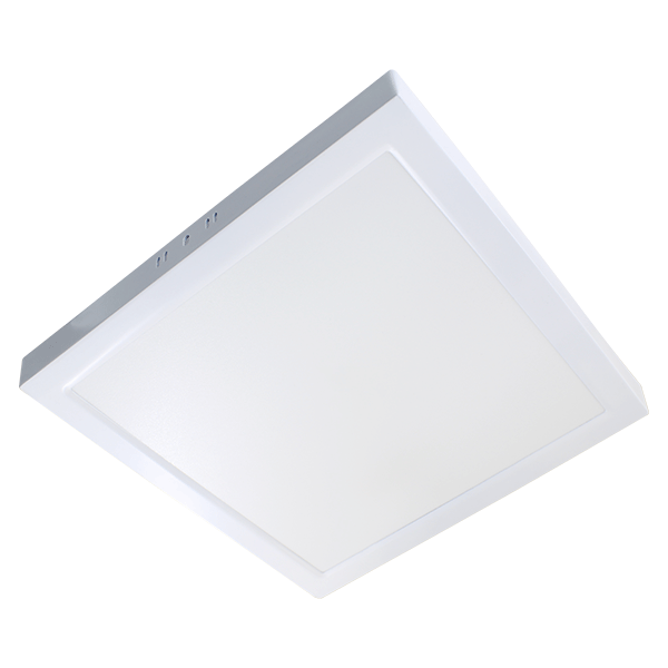 Panou LED, 300x300x32mm, Alb, Patrat, Montaj Aparent, 24W, 6400K
