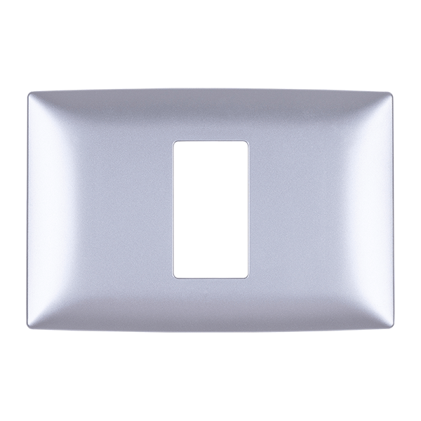 Rama ornament Elmark Lecce 1 module pe suport de 3 Argintiu 26102