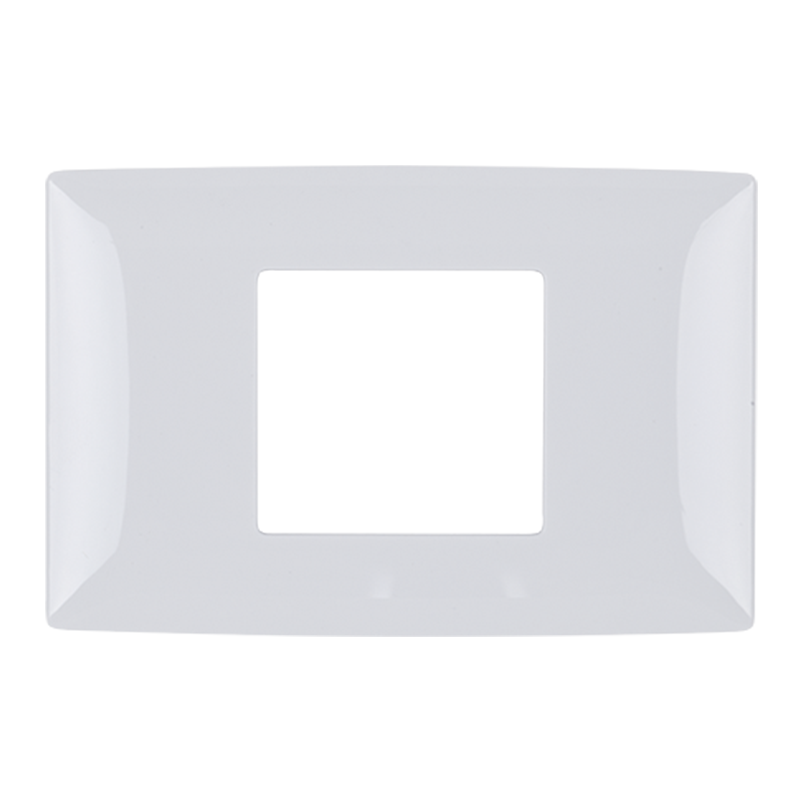 Rama ornament Elmark Lecce 2 module pe suport de 3 Alb 26200