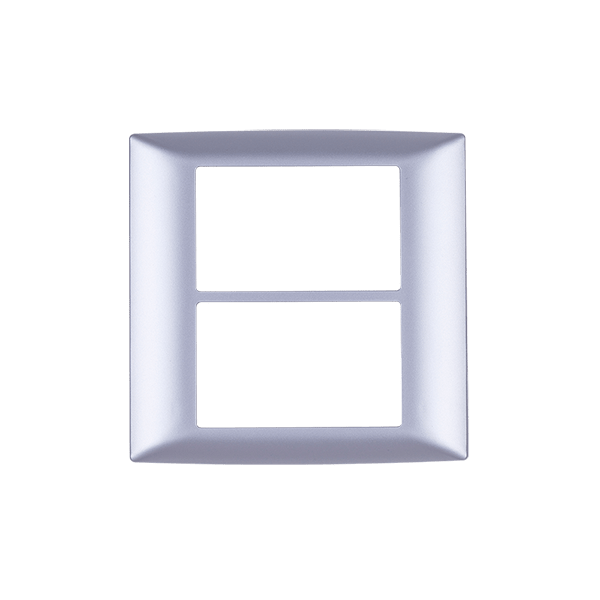 Rama ornament Elmark Lecce 2 X 3 module Argintiu 26602