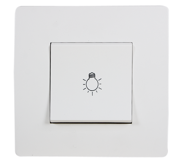 Basic Intrerupator cu revenire Alb Elmark 38100